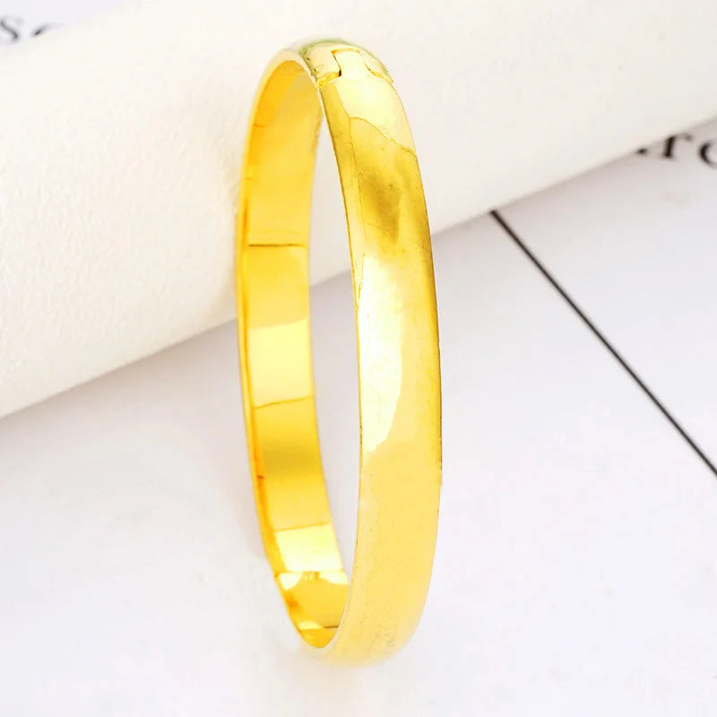 European Woman Party Wedding Gift 24KT Bangles Bracelet