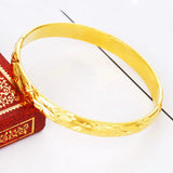 European Woman Party Wedding Gift 24KT Bangles Bracelet