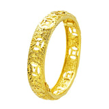 European Woman Vintage Hollow Coin 18KT Bangles BE43