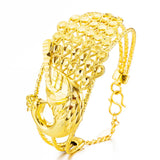 Vintage Hollow Peacock 18KT Bangles Bracelets BE66