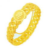 Vintage Knitting 24KT Bangles Bracelets BE124