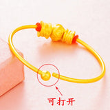 European Woman Hot Bride Mother Beads Bracelet Bangle BE339