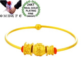 European Woman Hot Bride Mother Beads Bracelet Bangle BE339