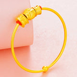 European Woman Hot Bride Mother Beads Bracelet Bangle BE339