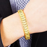 Vintage Wide Watch 18KT Bracelets BE170