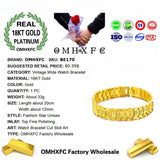 Vintage Wide Watch 18KT Bracelets BE170