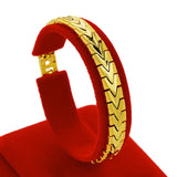 European Wedding Gift Vintage Wide Watch 18KT Bracelets BE164