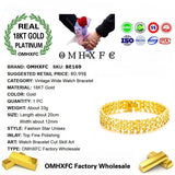 Vintage Wide Watch 18KT Bracelets BE169