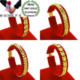 European Wedding Gift Vintage Wide Watch 18KT Bracelets BE164