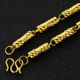 European Woman Man Party Wedding 24KT Chain Necklace