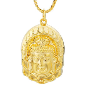 OMHXFC Bodhisattva 18KT Real Charm Pendant PN02
