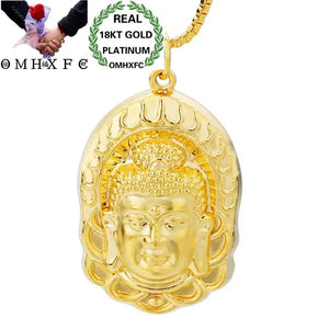 OMHXFC Bodhisattva 18KT Real Charm Pendant PN02