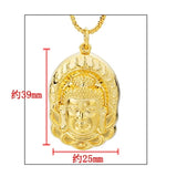 OMHXFC Bodhisattva 18KT Real Charm Pendant PN02