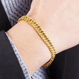 OMHXFC 24KT Chain Link Bracelets BE233