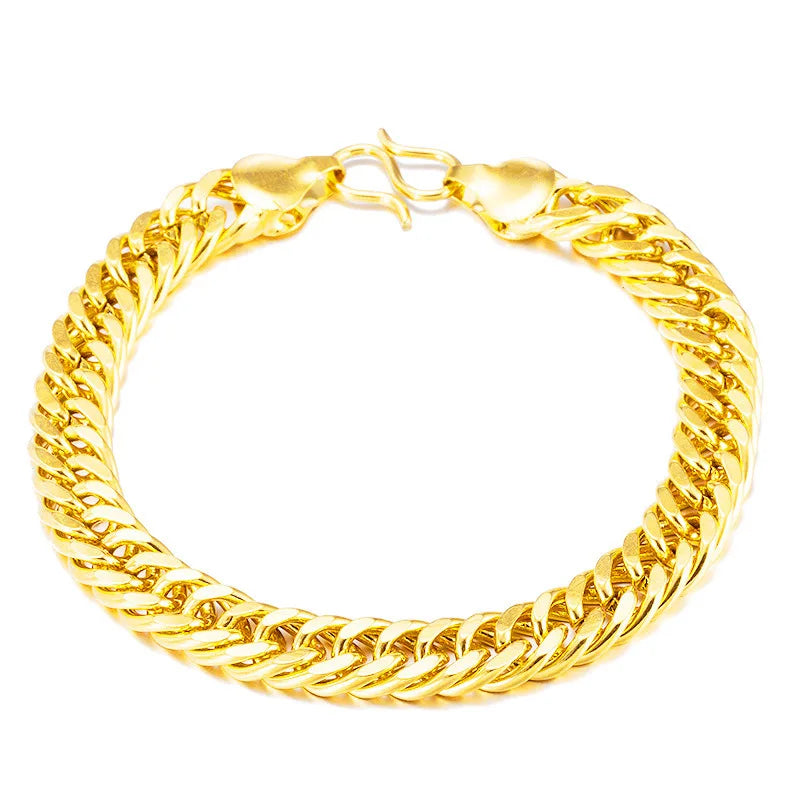 OMHXFC 24KT Chain Link Bracelets BE233