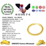 OMHXFC 24KT Chain Link Bracelets BE233