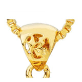 OMHXFC Hollow Duck 18KT Real Charm Pendant PN22
