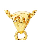 OMHXFC Hollow Rhombus 18KT Charm Pendant PN21