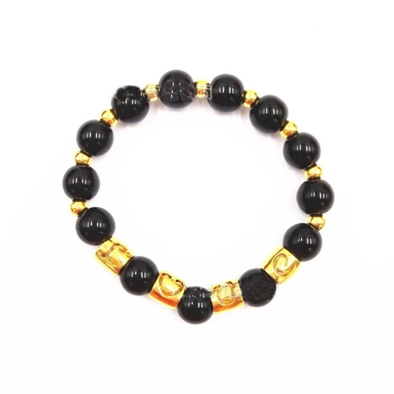 European Wedding Gift LOVE Beads Agate 18KT Bracelets
