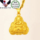 Laugh Buddha 24KT Charm Pendant PN225