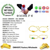 OMHXFC European Opal Zircon Slim 18KT Bracelet