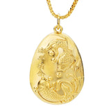 Vintage Fishes 18KT Real Charm Pendant PN09