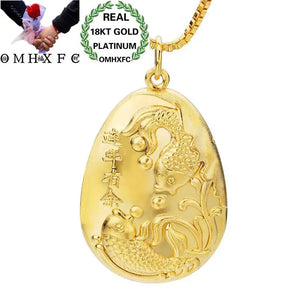 Vintage Fishes 18KT Real Charm Pendant PN09