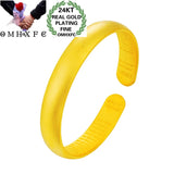 European Woman Mother Birthday Wedding Gift 24KT Bracelet Bangle BE341