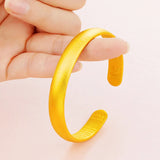 European Woman Mother Birthday Wedding Gift 24KT Bracelet Bangle BE341