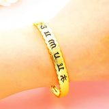 Vintage European Style 24KT Bracelet Bangle for Mother, Birthday or Wedding
