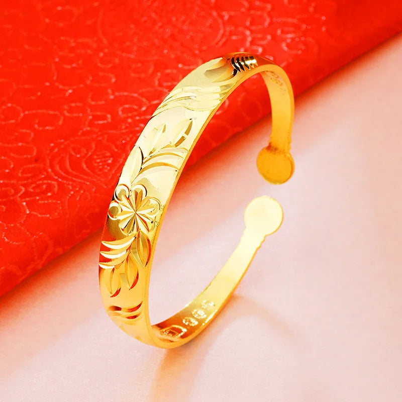 European Women Party Wedding Gift 18KT Bangles BE30