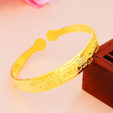 European Women Party Wedding Gift 18KT Bangles BE30