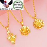 European Woman Party Birthday Wedding Gift Hollow Flower Pendant