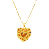 OMHXFC Woman Party Gift Heart Water Drop 18KT C