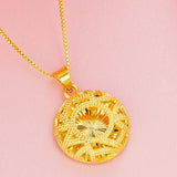 OMHXFC Woman Party Gift Heart Water Drop 18KT C