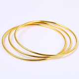 European Woman Party Birthday Wedding Gift Slim 18KT Bracelet Bangle