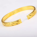 OMHXFC Vintage 18KT Bracelet Bangle ES114