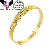Vintage Star Wide 24KT Bracelet Bangle ES150