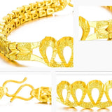 European Woman Unisex Peacock Tail Link Bracelet BE226