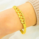 European Woman Unisex Peacock Tail Link Bracelet BE226