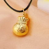 OMHXFC European Woman Unisex Party Fortune Lucky Bag 24KT Real Charm Pendant