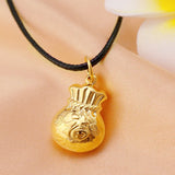 OMHXFC European Woman Unisex Party Fortune Lucky Bag 24KT Real Charm Pendant