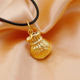 OMHXFC European Woman Unisex Party Fortune Lucky Bag 24KT Real Charm Pendant