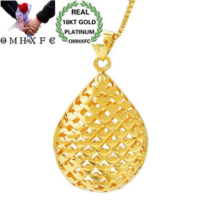 European Woman Unisex Party Birthday Wedding Gift Hollow Water Drop Pendant