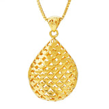 European Woman Unisex Party Birthday Wedding Gift Hollow Water Drop Pendant