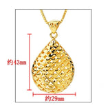 European Woman Unisex Party Birthday Wedding Gift Hollow Water Drop Pendant