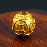 European Woman Unisex Lucky Pig Ingot Bead 24KT Pendant Charm