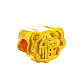 European Woman Lucky Pig Ingot Bead Pendant Charm PN285