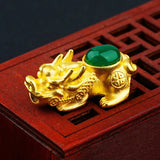 OMHXFC Vintage PIXIU 24KT Pendant Bracelet Charm PN277