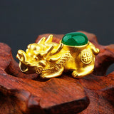 OMHXFC Vintage PIXIU 24KT Pendant Bracelet Charm PN277